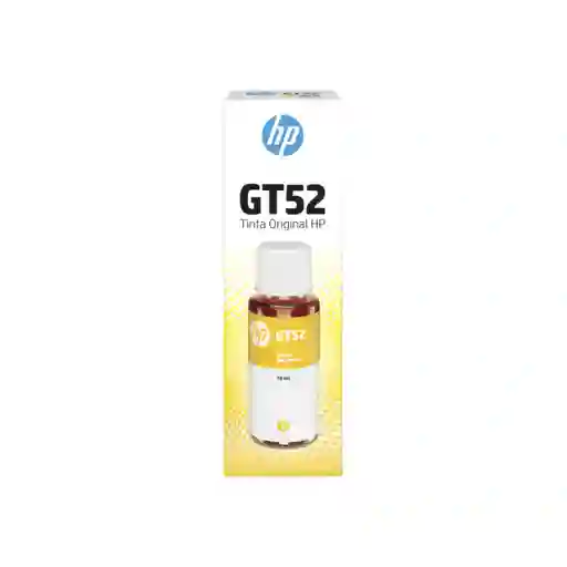 Hp Botella De Tinta Gt52 Amarilla Original M0h56al
