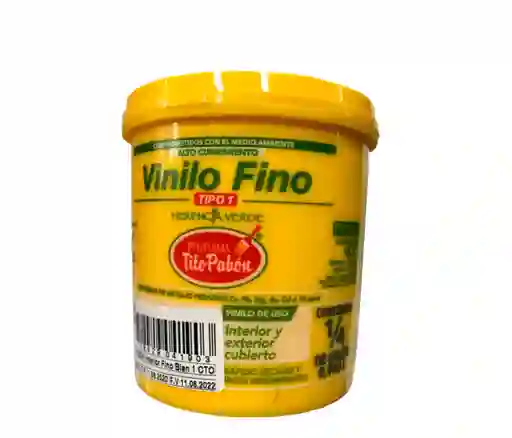 Vinilo (pintura) Fino – Tipo 1 – Cuarto