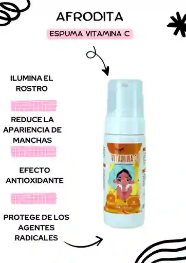 Afrodita Espuma Facial Vitamina C