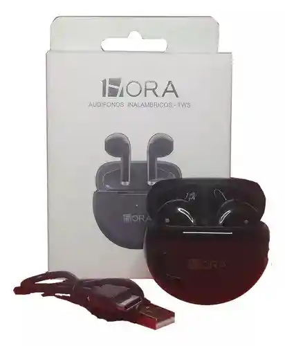 Audífonos In-ear Bluetooth Auriculares 1hora Aut119 Color Negro