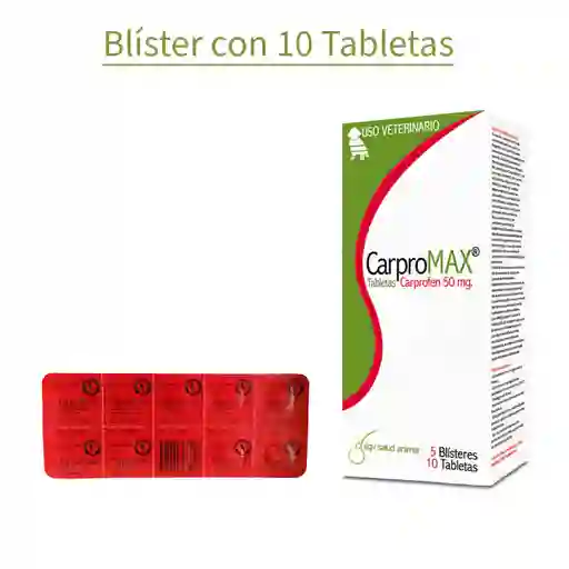 Carpromax® 50 Mg Blíster Con 10 Tabletas