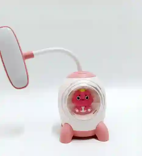 Lampara De Mesa Cohete Rosa Cs321