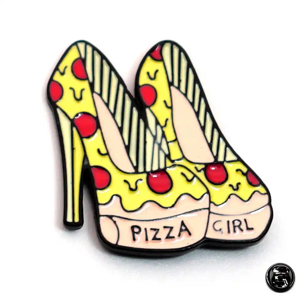 Prendedor (pin) Pizza Girl