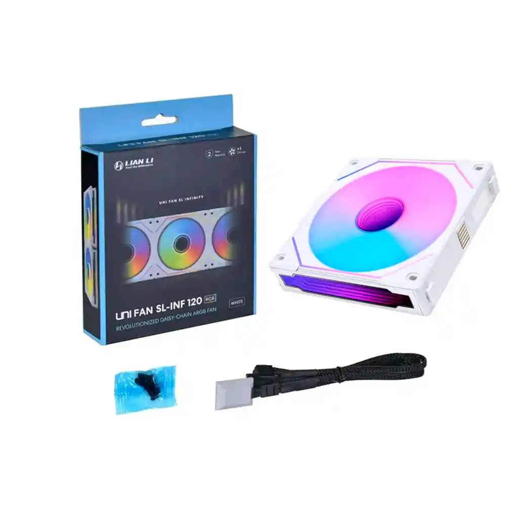 Ventilador Lian Li Sl Infinity 120 Rgb White X1