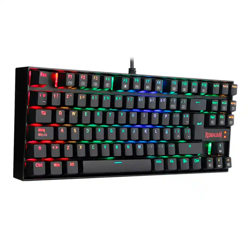 Teclado Mecánico Redragon Kumara K552 Rgb Negro