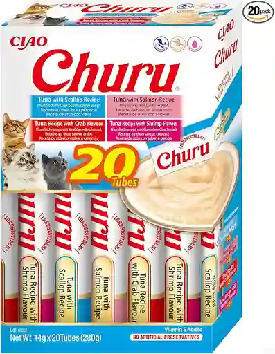 Churu Tuna Seadfood Variety X 20und - 20 Tubitos