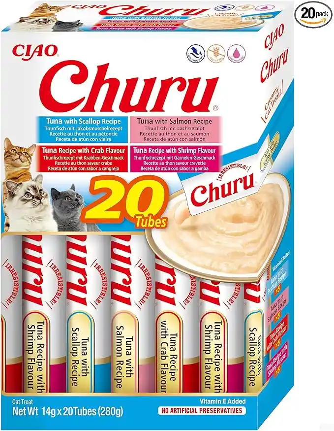 Churu Tuna Seadfood Variety X 20und - 20 Tubitos