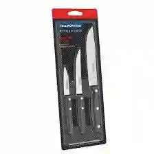 Set De Cuchillos Tramontina X3 Unidades Ultra Corte