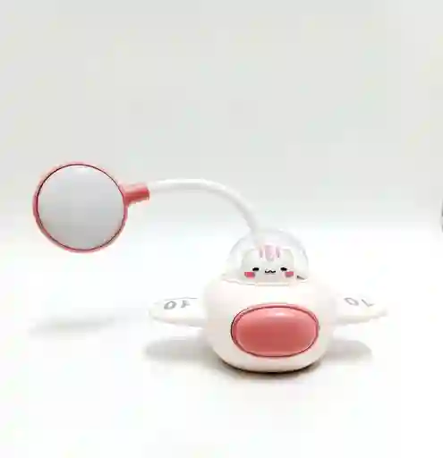 Lampara De Mesa Avioncito Rosa Cs320