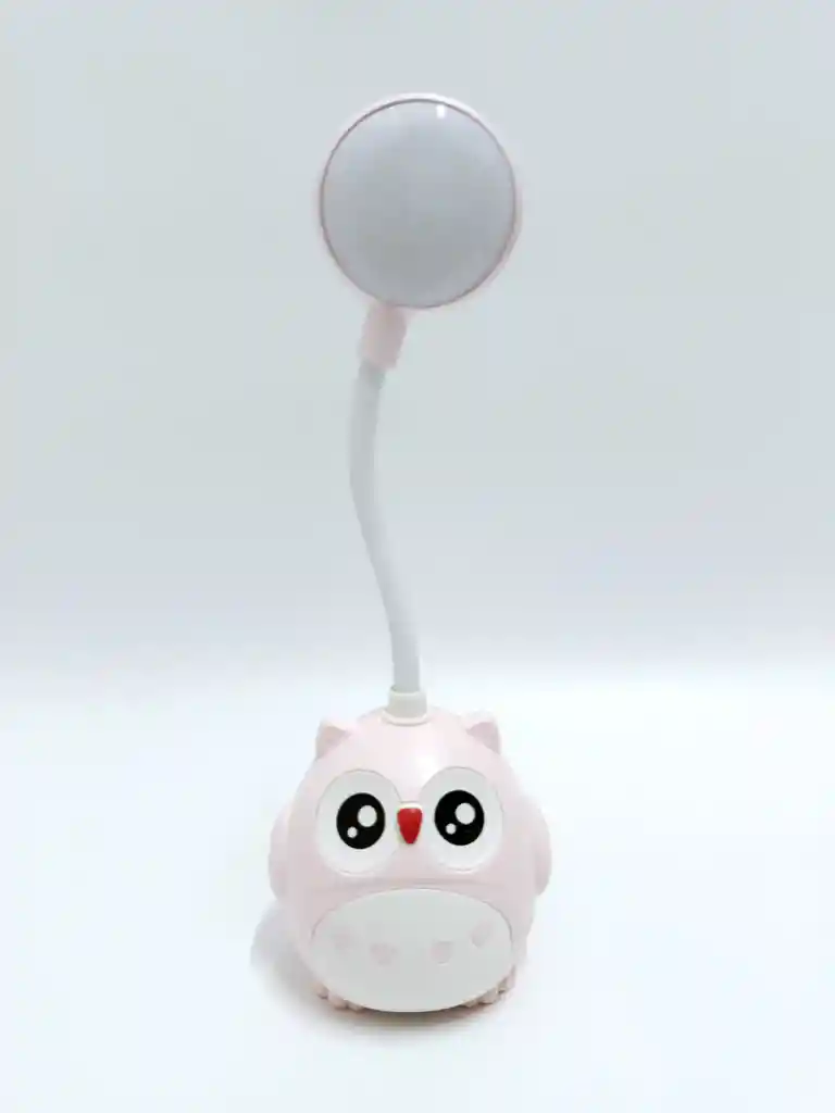 Lampara De Mesa Buho Rosa Cs316