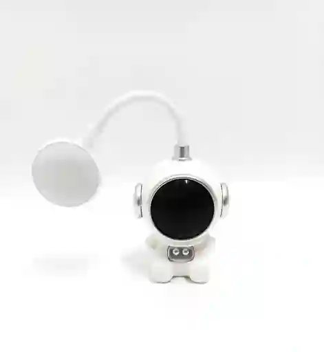 Lampara De Mesa Astronauta Plateado Cs310