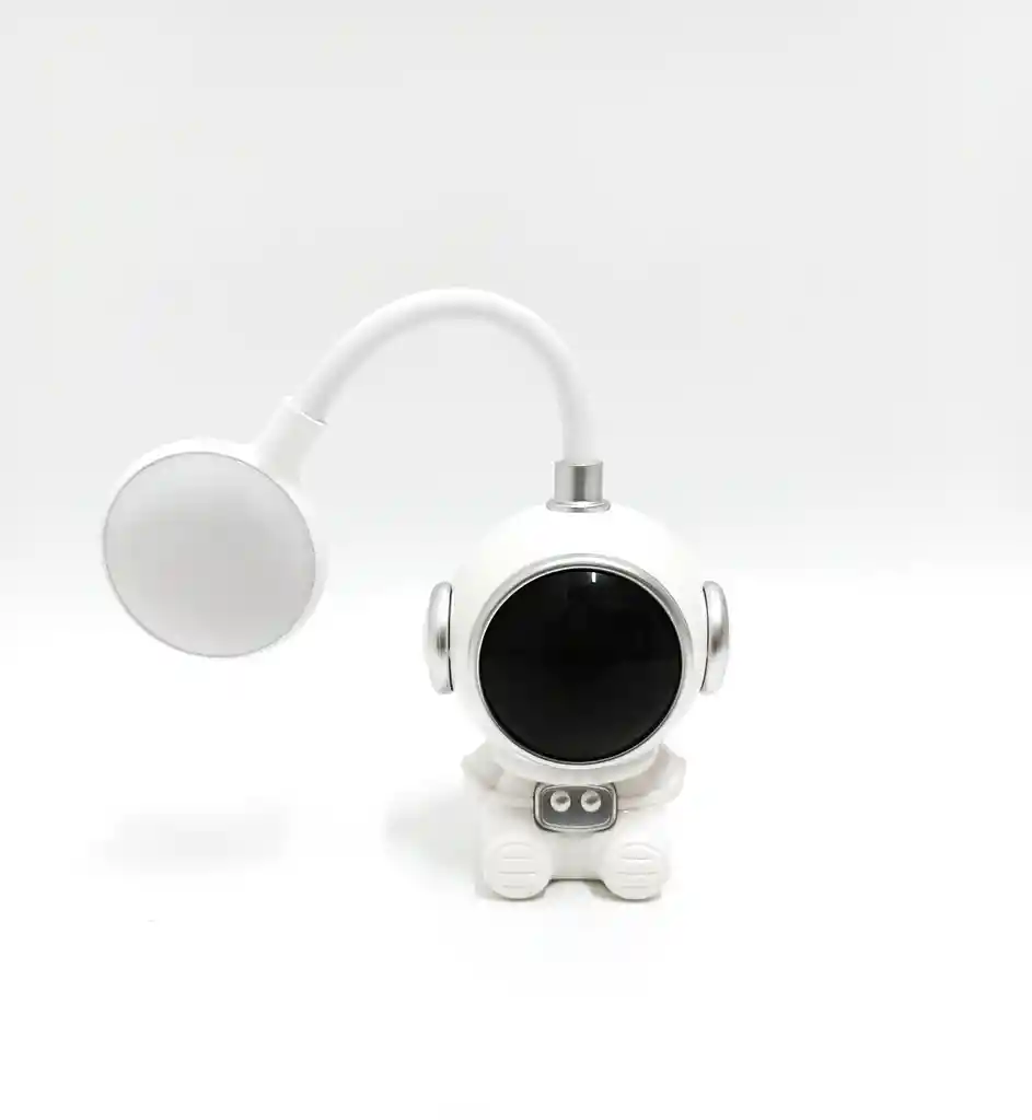 Lampara De Mesa Astronauta Plateado Cs310