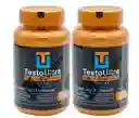 2 Frascos Testo Potenciador Ultra Gold Masculino Energía En La Intimidad Pene Duro Sexo Placentero Hombres Viagra Potencializador