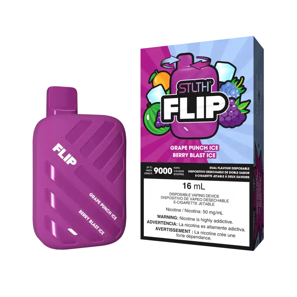 Flip Grape Punch Ice Berry Blast Ice 9000k