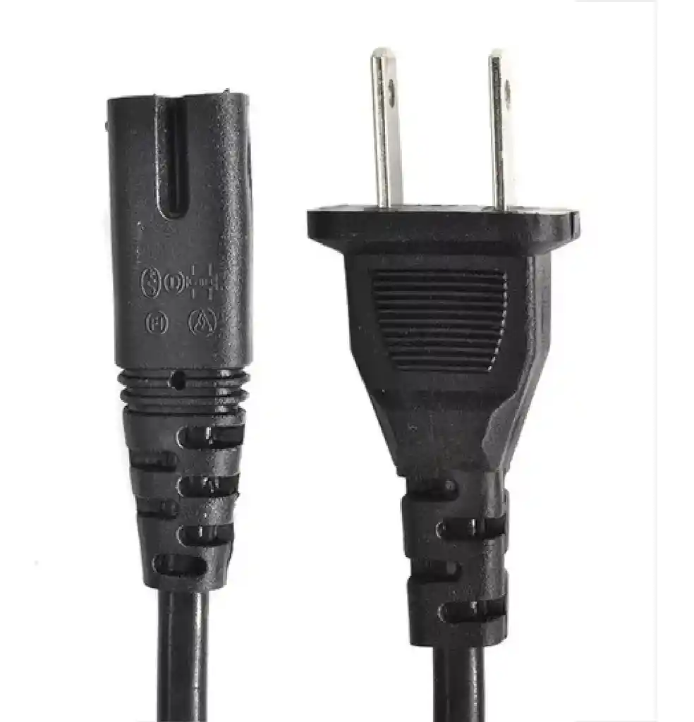 Cable Corriente Poder Tipo 8 Para Grabadora Impresora 1.8 Mt