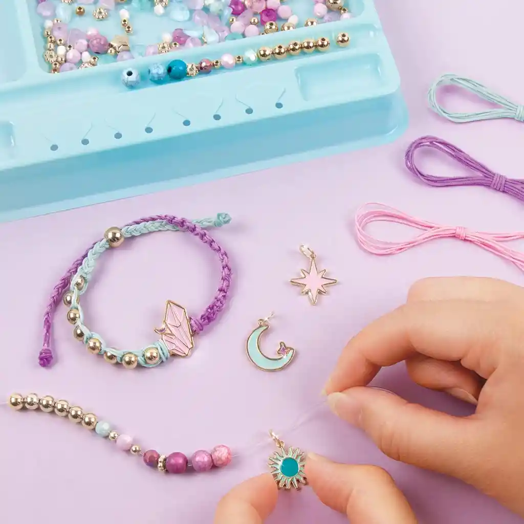 Set De Creación De Pulseras Piedras Celestiales Para Niñas