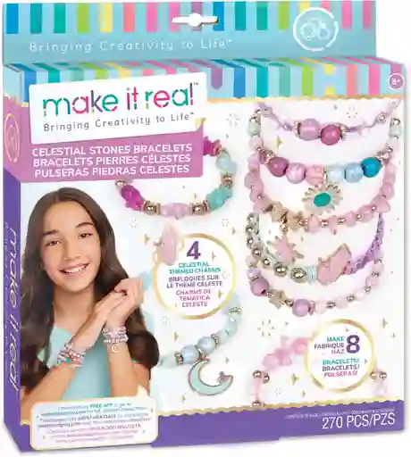 Set De Creación De Pulseras Piedras Celestiales Para Niñas