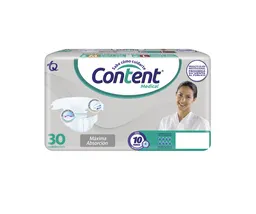 30 Pañales Talla S Content Medical X30 Unidades Nuevos Originales