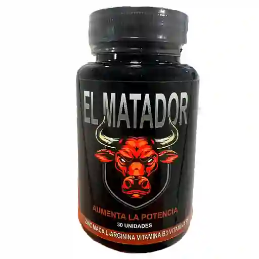 El Matador Potenciador Sexual Masculino Hombres Viagra Poderoso 30 Unidades