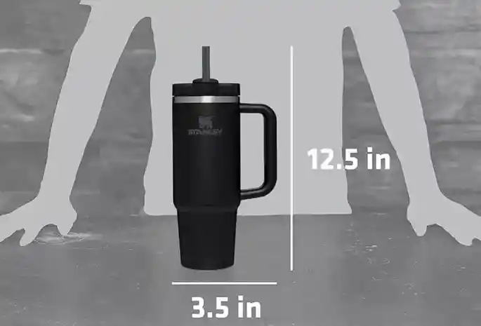 Stanley Quencher H2.0 Flowstate Frio Calor Termo Color Negro