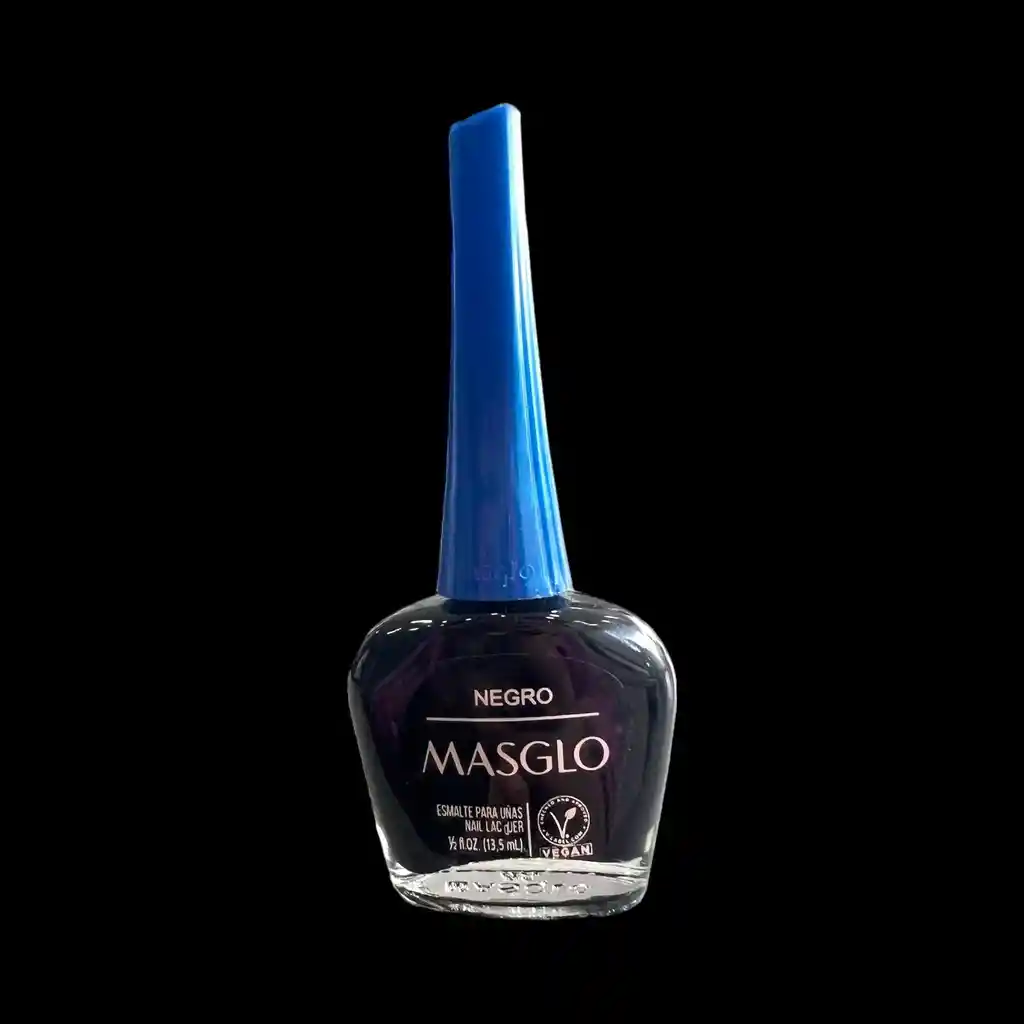 Esmalte Para Uñas Masglo Tradicional Negro X 13,5 Ml