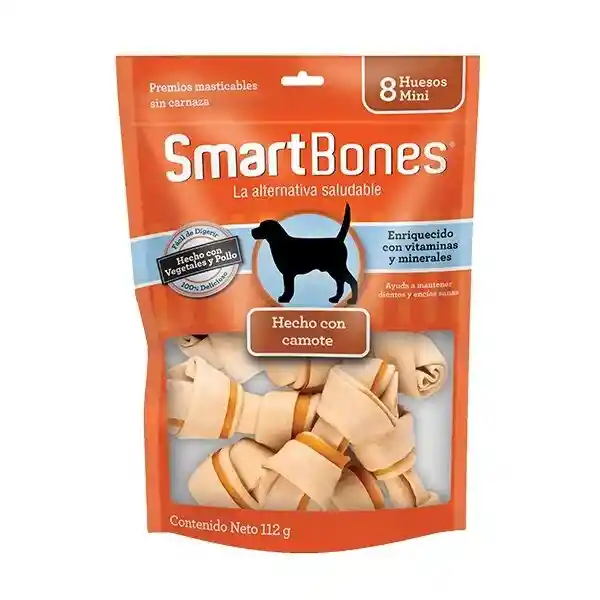 Smartbones Hecho Con Camote Mini 8pk