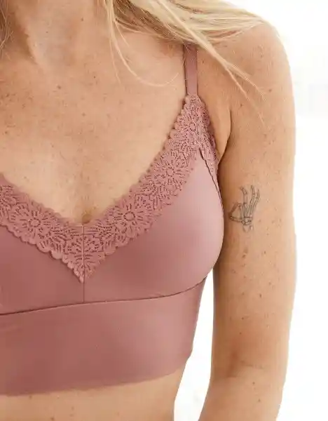 American Eagle Bralette Triangular Sunnie Cereza Talla S