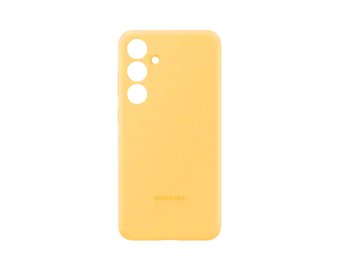 Cover De Silicona Para Galaxy S24+ Amarillo