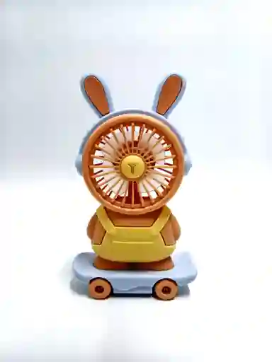 Mini Ventilador Conejito Naranja Hd6614