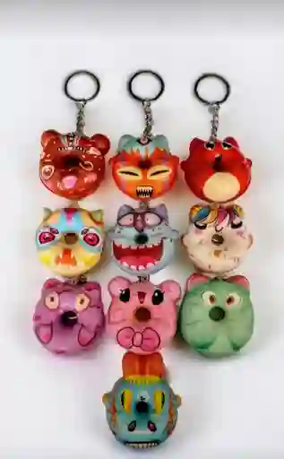 Llaveros Random Squishies Kawaii (unidad)