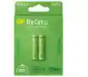 Pila Gp Recargable Aaa Batería 1000mah Cartón X2