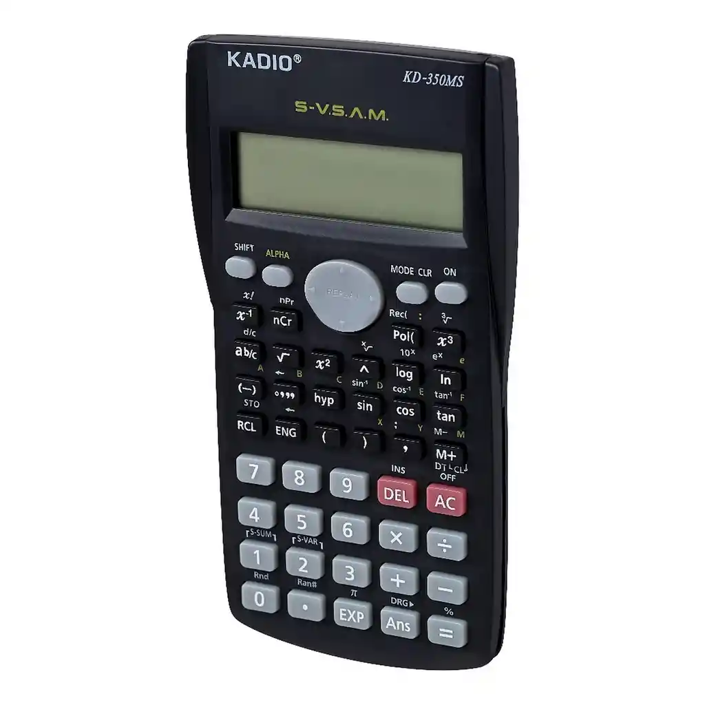 Calculadora Cientifica Completa Kadio + Baterias Kd350ms