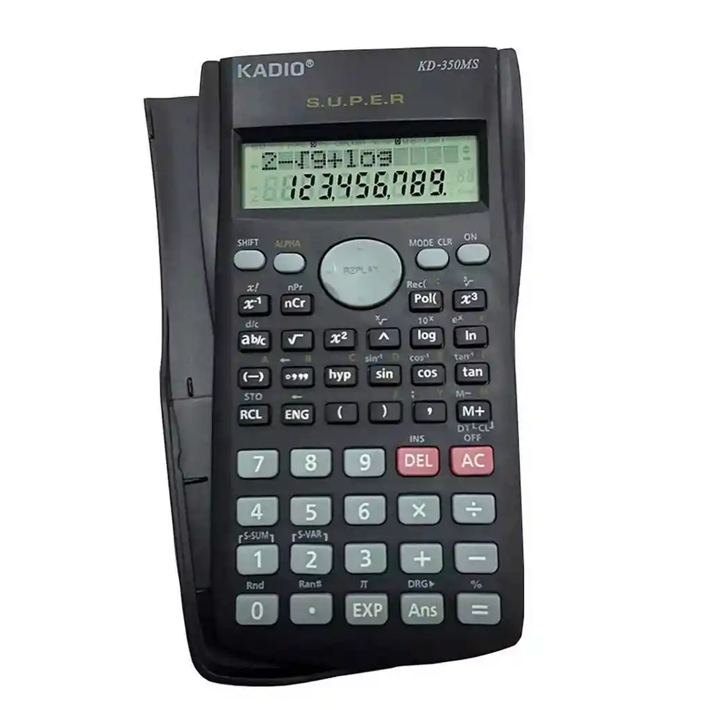 Calculadora Cientifica Completa Kadio + Baterias Kd350ms