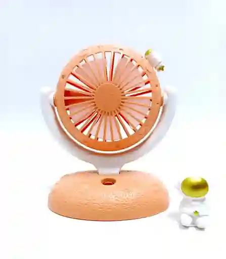 Mini Ventilador Luna Naranja Hd6624