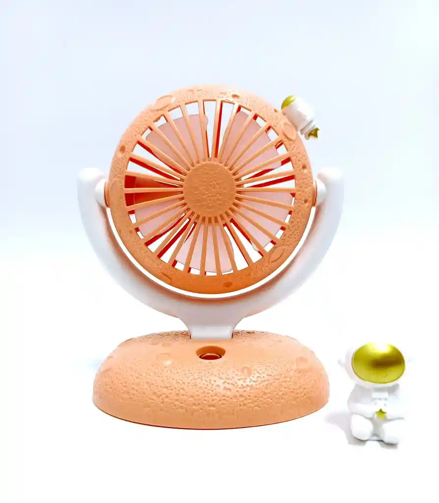 Mini Ventilador Luna Naranja Hd6624