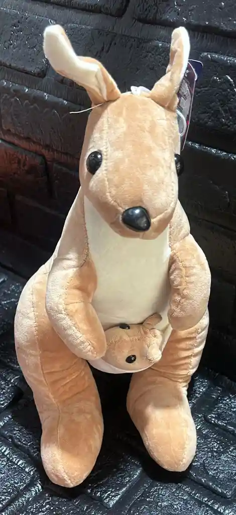 Peluche Canguro + Hijo Mediano