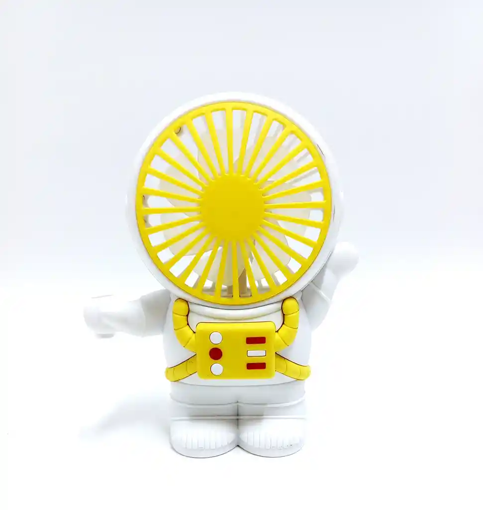 Mini Ventilador Astronauta Amarillo Hd6623