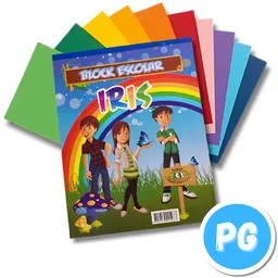 Block Iris Carta Art Kids 35 Hojas Surtido