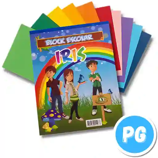 Block Iris Carta Art Kids 35 Hojas Surtido