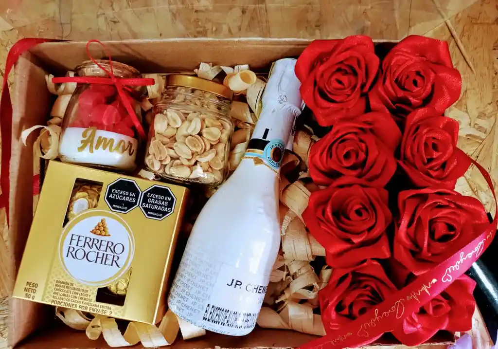 Caja Premiun Rosas Eternas Mas Jp