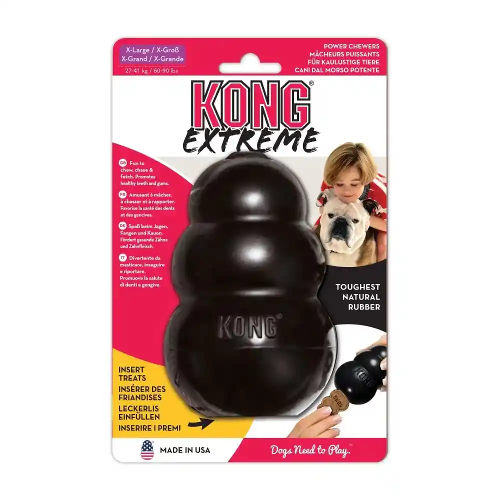 Kong Perro Caucho Extreme Portapasabocas Large