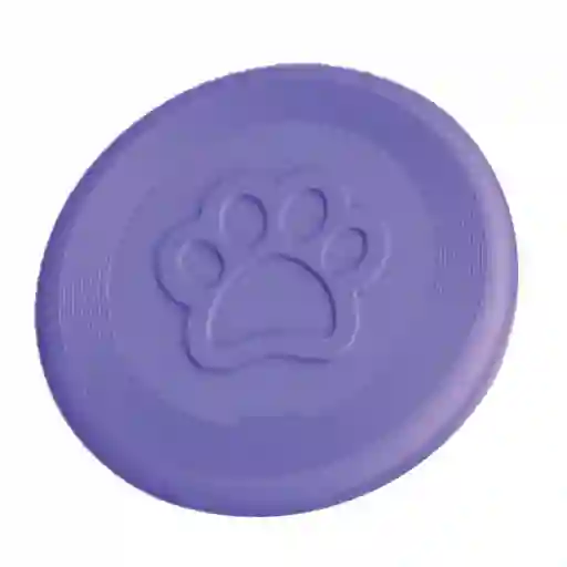 Juguete Para Perro En Caucho Natural Pet Love Frisbee Huella