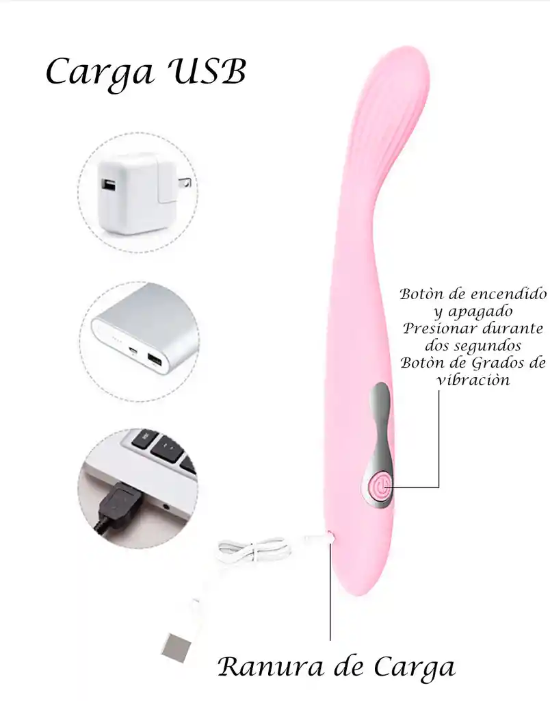 Vibrador Consolador Punto G Juguete Recargable 26495-64