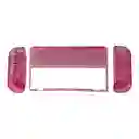 Acrílico Protector Rosa + Vidrio Para Nintendo Switch Oled