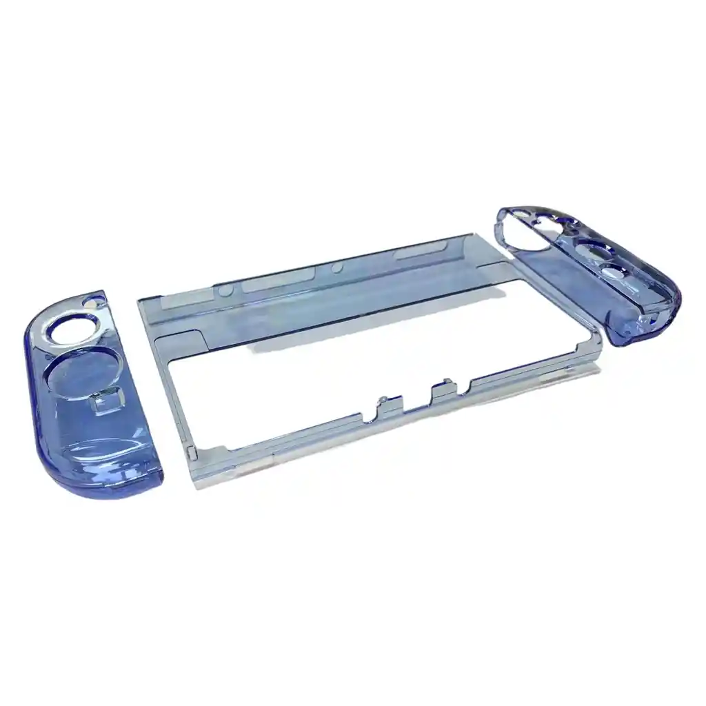 Acrílico Protector Azul + Vidrio Compatible Con Switch Oled