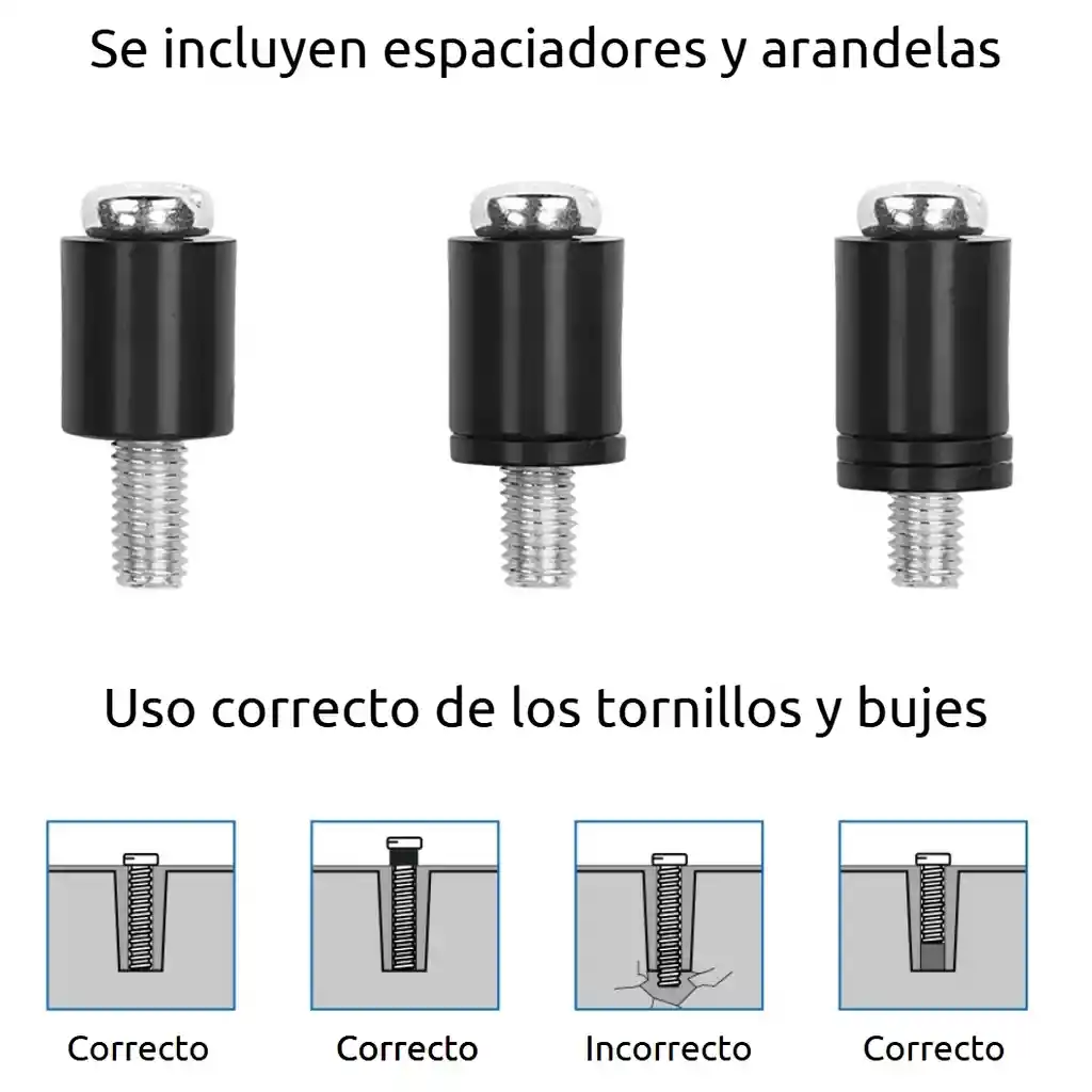 Kit Universal De Tornillos Para Instalación De Soporte De Tv