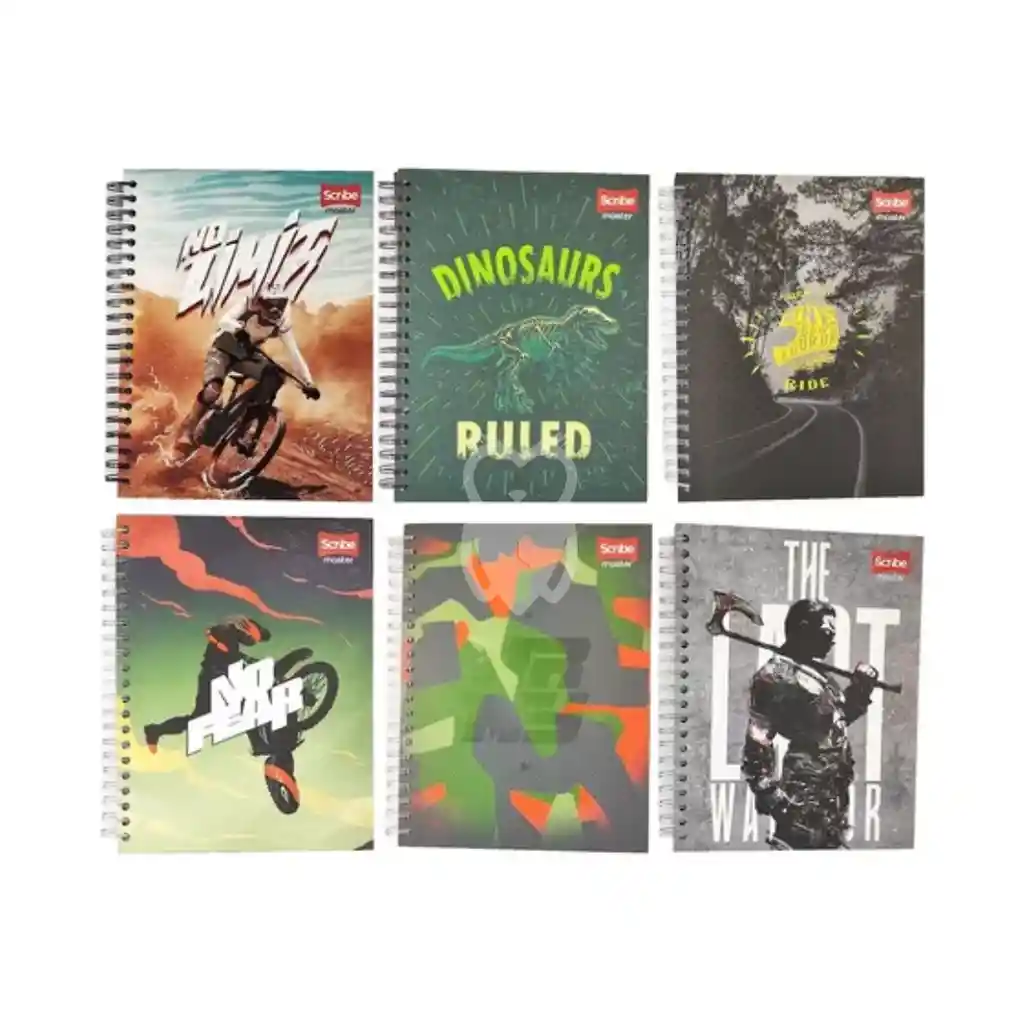 Cuaderno 5 Materias Mixto Pequeño Masculino