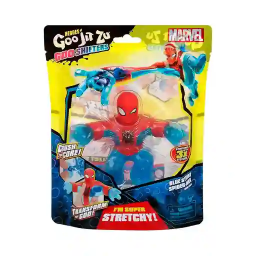 Goo Jit Zu Goo Shifters Spiderman Blue Strike