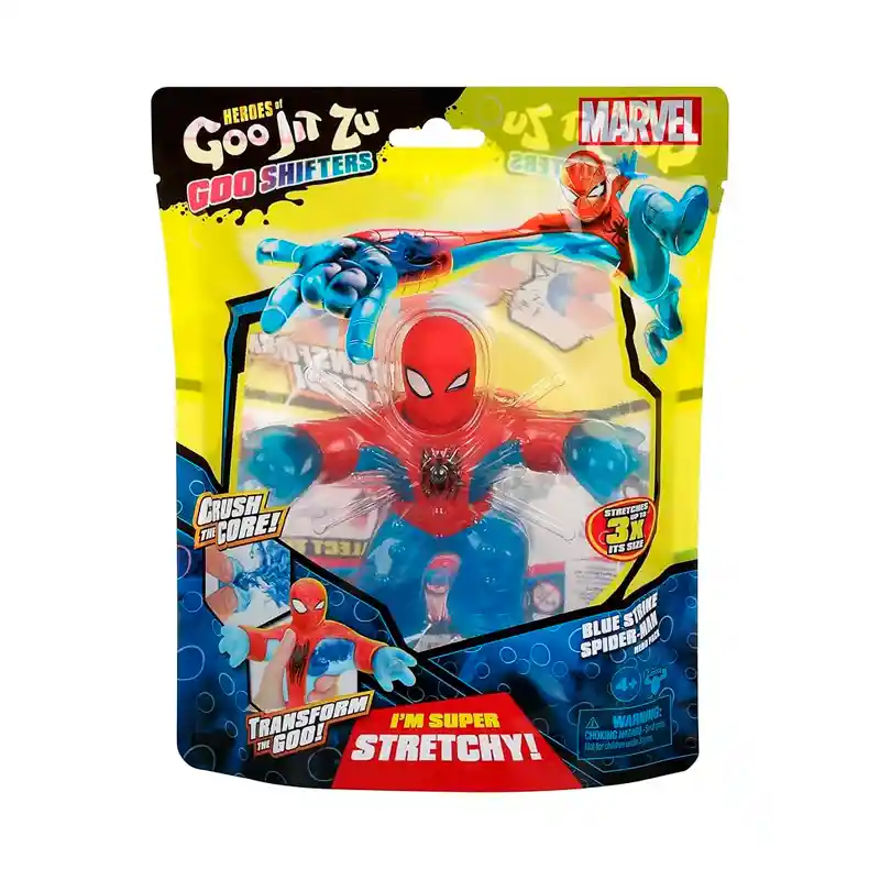 Goo Jit Zu Goo Shifters Spiderman Blue Strike