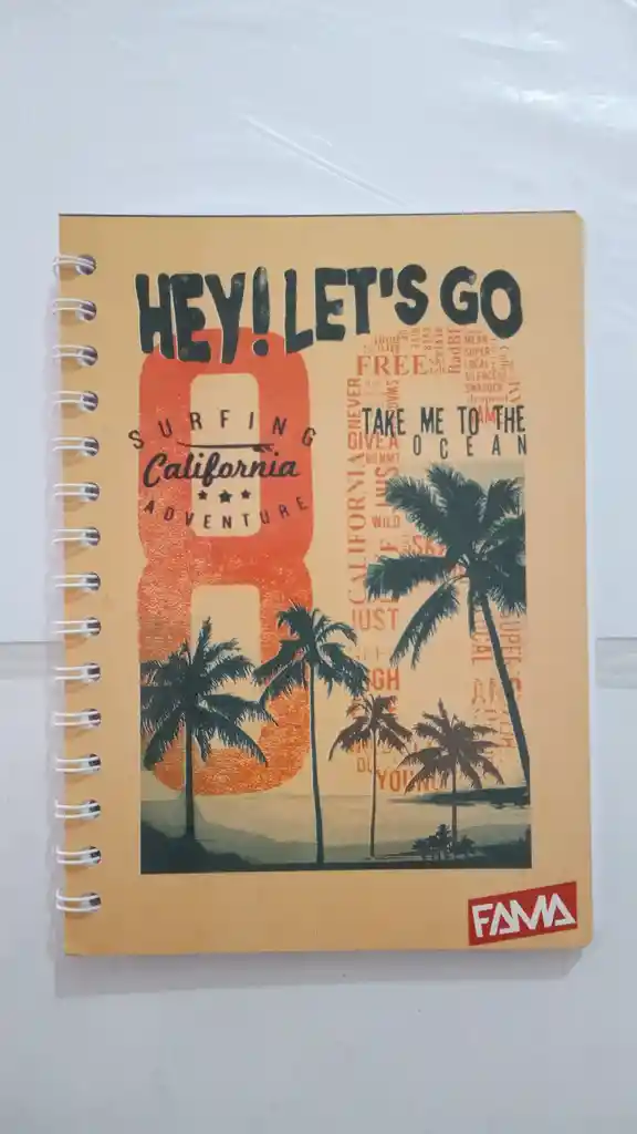 Cuaderno A Rayas Argollado 100 Hojas